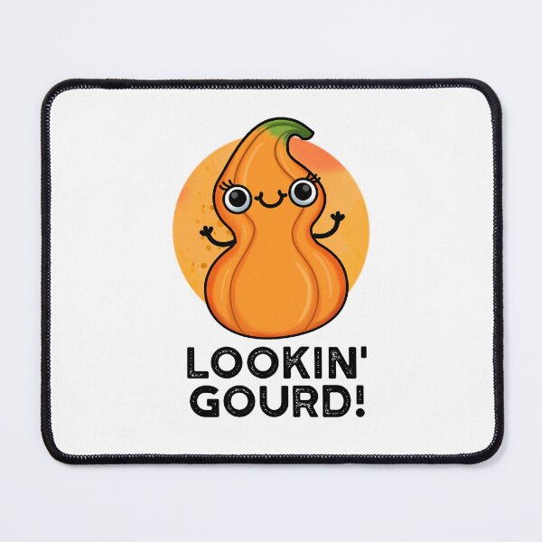 Item preview, Looking Gourd Cute Veggie Pun designed and sold by punnybone.