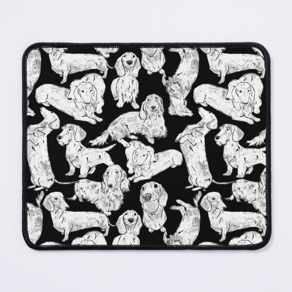 Item preview, All the Dachs (black) designed and sold by Spinyflowerart.