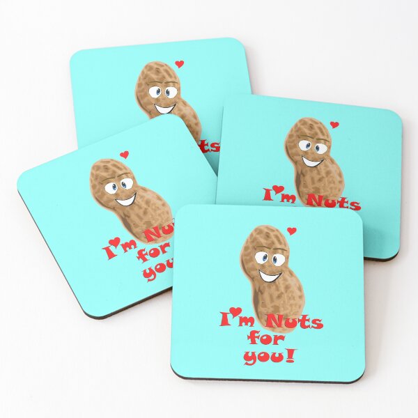 Item preview, I'm Nuts For You - Cartoon Peanut Face T-Shirt designed and sold by deanworld.