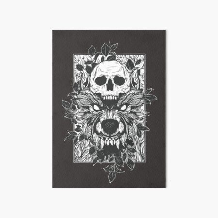 Item preview, Wolf Skull designed and sold by Jess.a.creates.