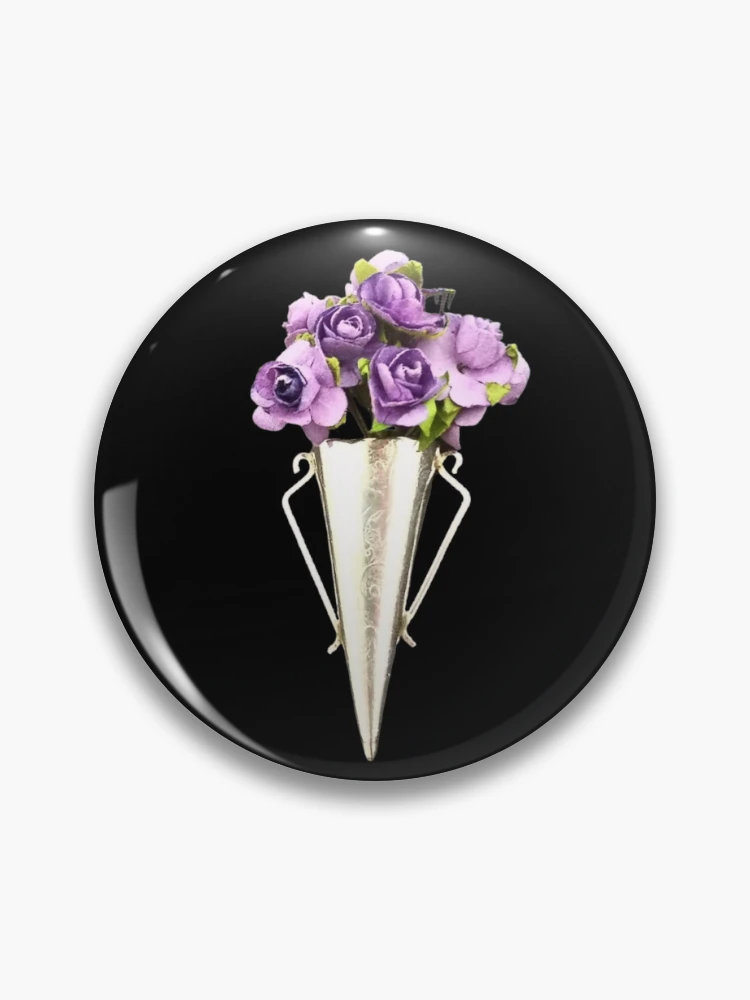 Lapel pin vase boutonniere by UsnU for Poirot fans