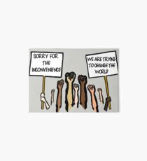 Sorry for the Inconvenience... (I Can't Breathe) Art Board