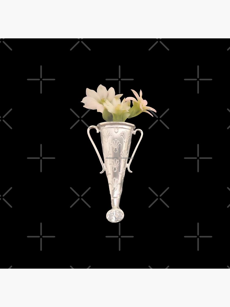 Disover Lapel pin vase in Poirot style Pin Button
