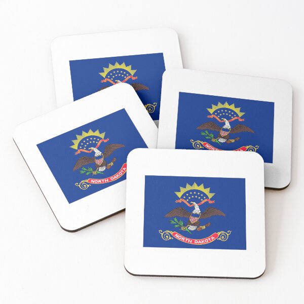 Item preview, North Dakota State Flag T-Shirt - Bismark Fargo Capital Sticker designed and sold by deanworld.