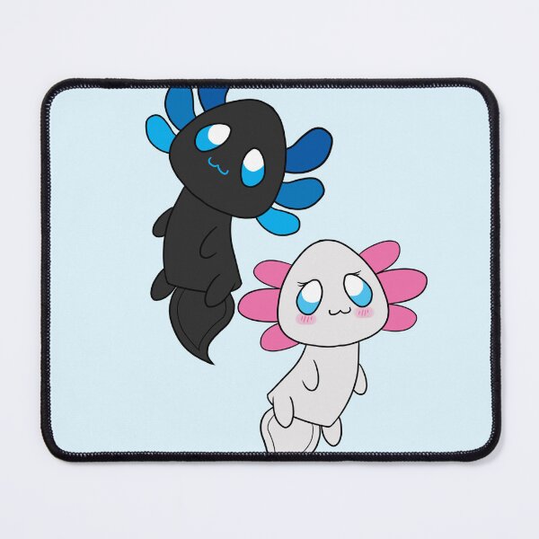 Item preview, blue and pink axolotl designed and sold by Maythedragonlord .