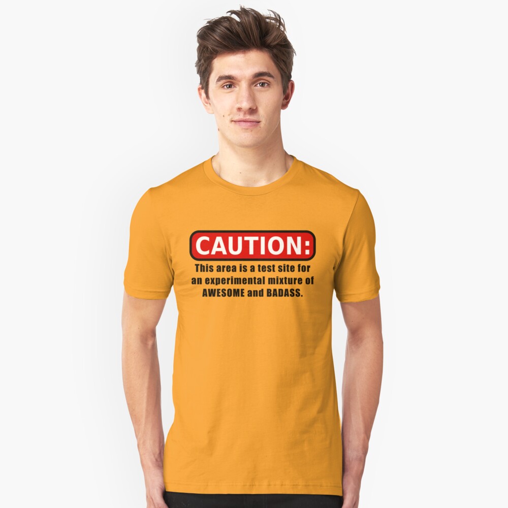 Awesome & Badass Slim Fit T-Shirt