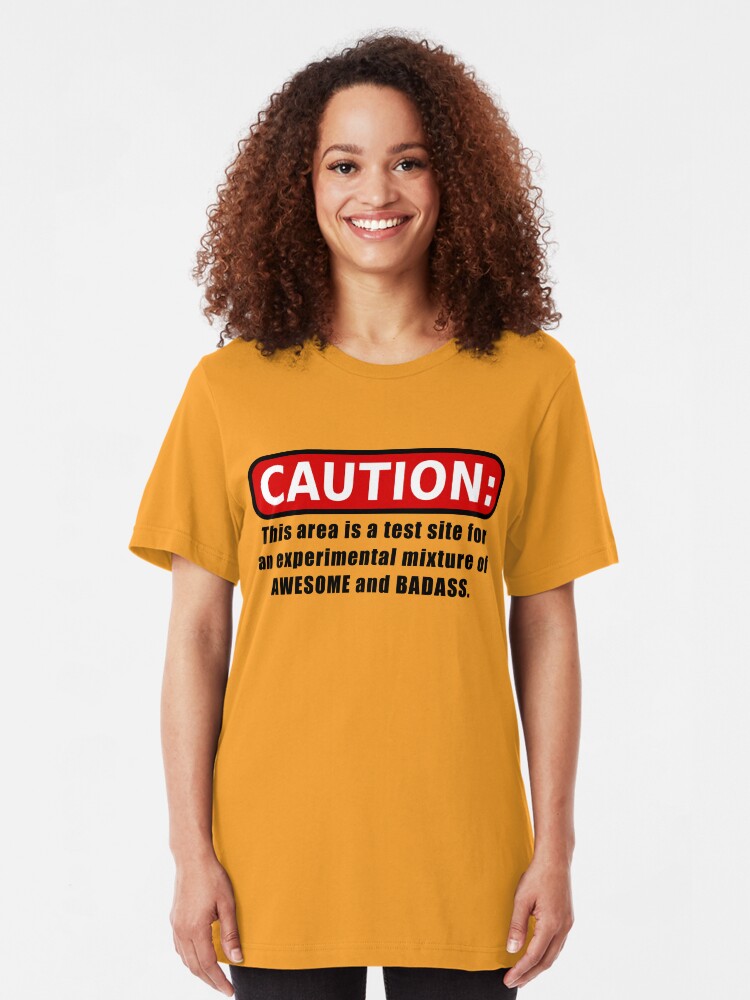 Alternate view of Awesome & Badass Slim Fit T-Shirt