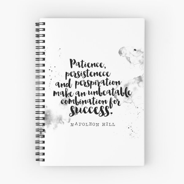 Item preview, Patience, Persistence and Perspiration Make An Unbeatable Combination For Succsess - Quotes By Napoleon Hill designed and sold by Buddhaport.