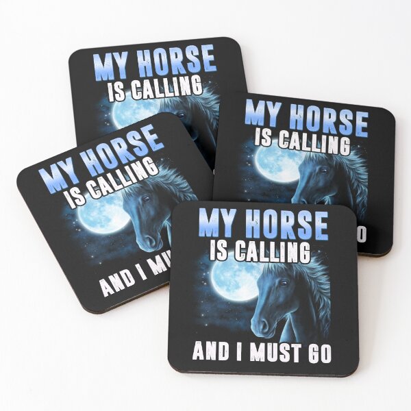 Item preview, MY HORSE IS CALLING AND I JUST GO designed and sold by Shuvra Gain.