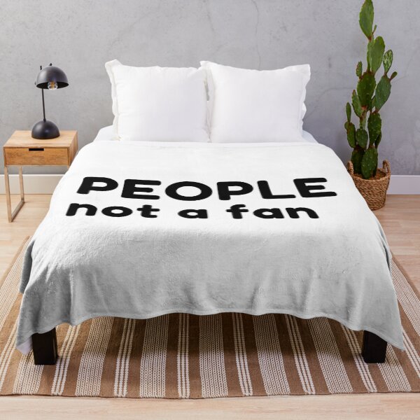 Item preview, People Not A Fan. Funny Sarcastic NSFW Rude Inappropriate Saying designed and sold by That Cheeky Tee.