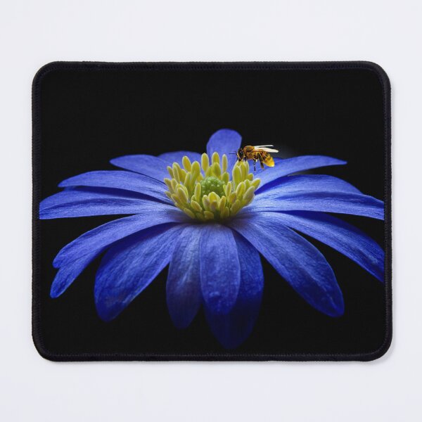 Item preview, Blue flower and bee designed and sold by DopeDesign111.