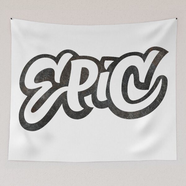 Item preview, EPIC Lettering - Graffiti Style on White designed and sold by 26-Characters.