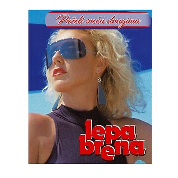 &ldquo;Lepa Brena&rdquo; Sticker for Sale by Verbital | Redbubble