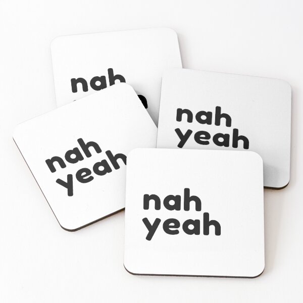 Item preview, Nah Yeah. Funny Sarcastic NSFW Rude Inappropriate Saying designed and sold by That Cheeky Tee.