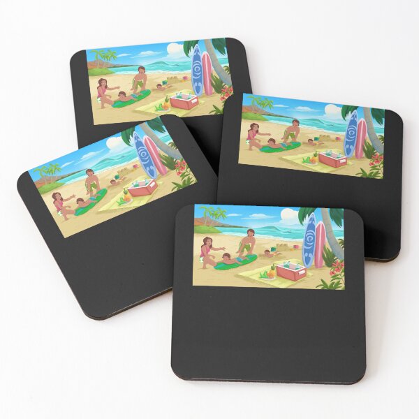 Item preview, Koa Ohana Family at Waikiki Beach T designed and sold by kloseeqcurr.
