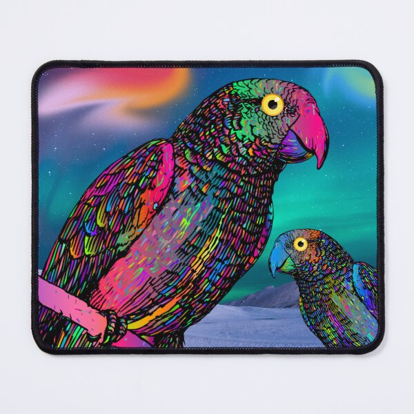 Item preview, Colorful Rainbow Colored Parrots  designed and sold by CraftyAnimal.