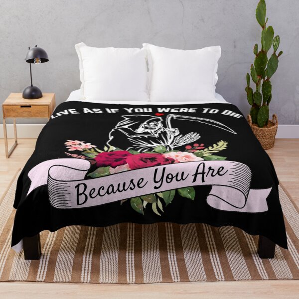Item preview, Live as if you were to die, because you are Black designed and sold by AlamoAndCo.