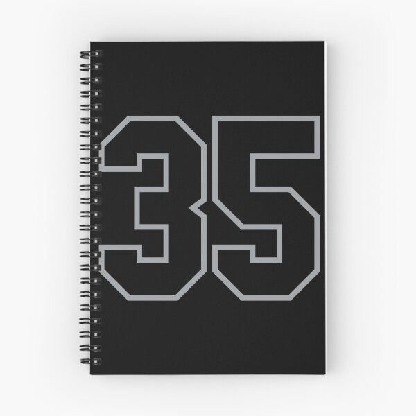 Item preview, Thirty-Five Jersey Black And Grey Number 35 Sticker designed and sold by ximenagene.