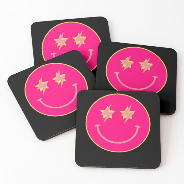 Item preview, hot pink star lightning smiley  Classic  designed and sold by delphauhligr.