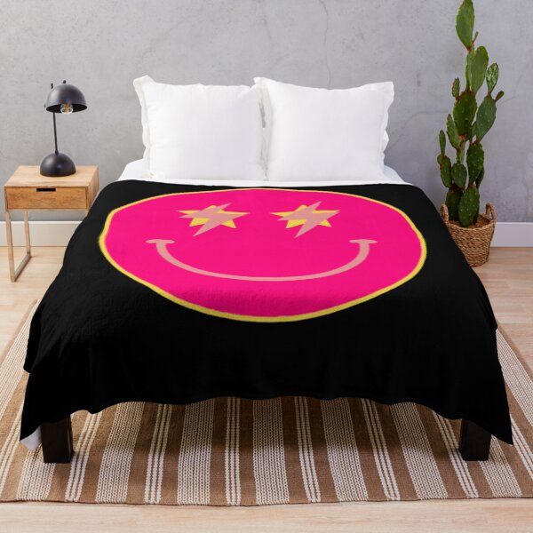 Item preview, hot pink star lightning smiley Classic designed and sold by delphauhligr.