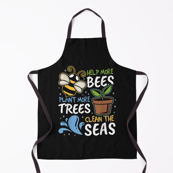 Item preview, Help More Bees Plant More Trees Clean Seas Earth Day designed and sold by Makebashington.