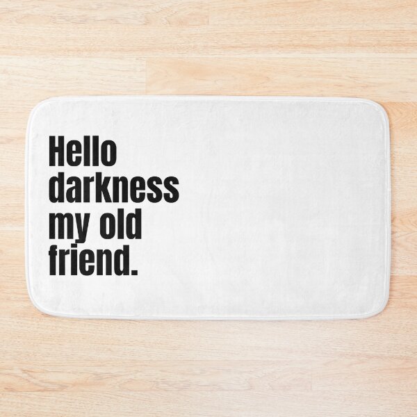 Item preview, Hello darkness my old friend. designed and sold by Lavannya.