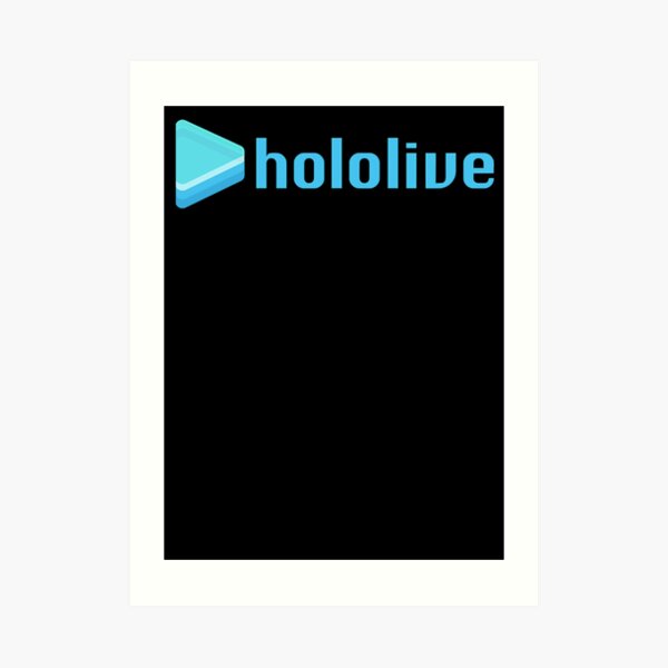 "Hololive Logo " Art Print for Sale by KayWaymang | Redbubble