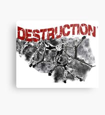 Destruction Metal Print
