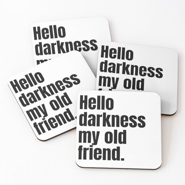 Item preview, Hello darkness my old friend. designed and sold by Lavannya.