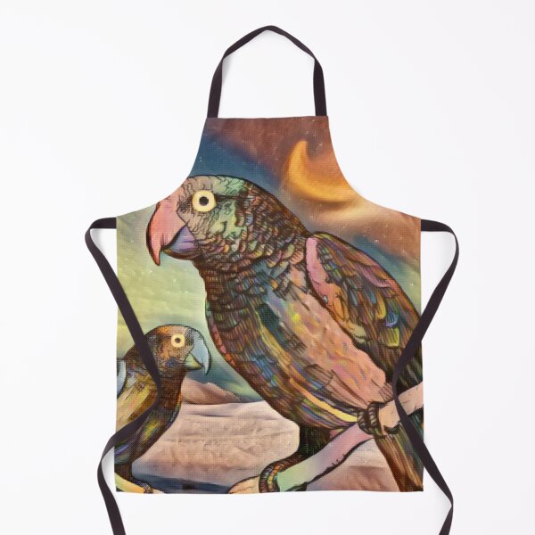 Item preview, Colorful Parrots sitting on a Branch. designed and sold by CraftyAnimal.
