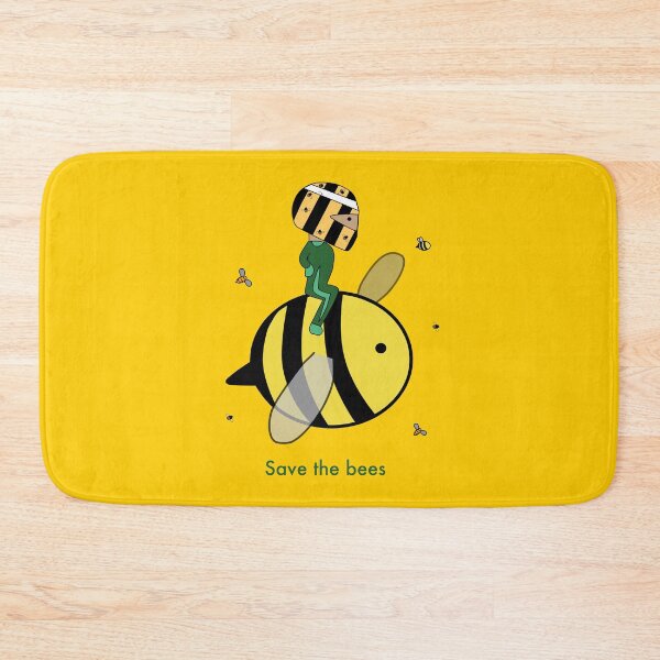 Item preview, Save the Bees - F1 driver cartoon - DoodleAndDrive designed and sold by DoodleAndDrive.
