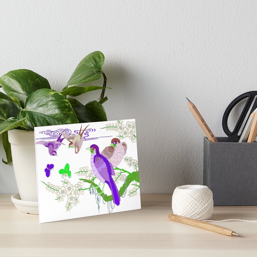Item preview, Art Board Print designed and sold by birdsbirds.