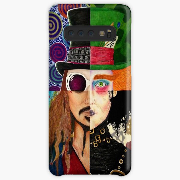 Johnny Depp Character Collage Samsung Galaxy Snap Case