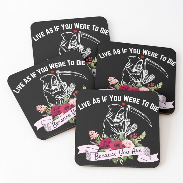 Item preview, Live as if you were to die, because you are Black designed and sold by AlamoAndCo.