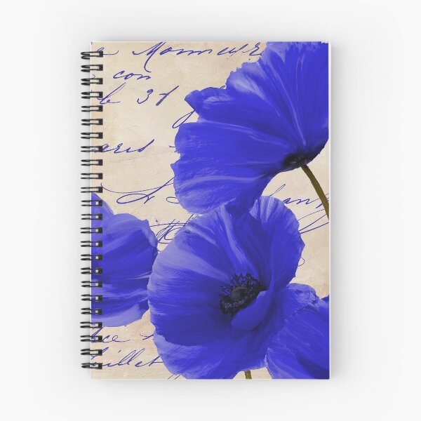 Artikelvorschau, Coquelicots Bleu II entworfen und verkauft von Sasha Art Gallery.