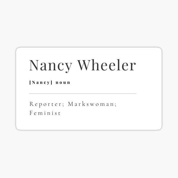 nancy-definition-sticker-for-sale-by-raine-reigns-redbubble