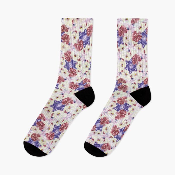 Aperçu de l'œuvre Incroyable motif floral sans couture avec des fleurs colorées lumineuses créée et vendue par BeInTouch.