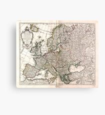 Carte d'Europe (Map of Europe) 1769 Metal Print