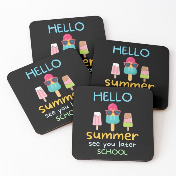 Item preview, Hello Summer Later School Ice Cream Popsicle designed and sold by pixelone.