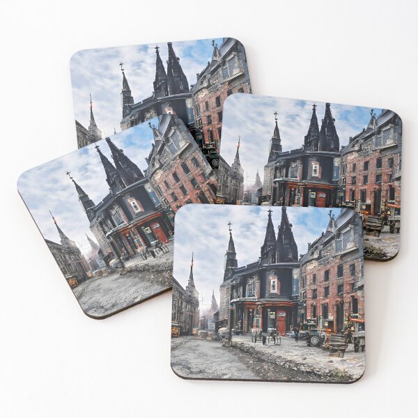 Item preview, Cobblestone Victorian street designed and sold by fizzribbit.