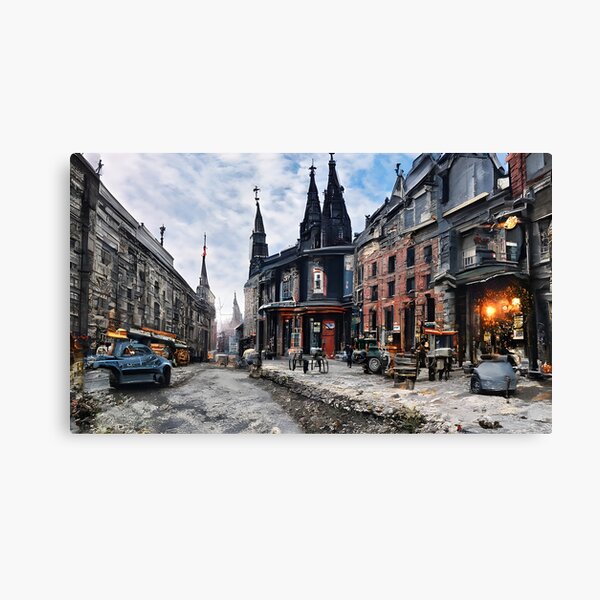 Item preview, Cobblestone Victorian street designed and sold by fizzribbit.
