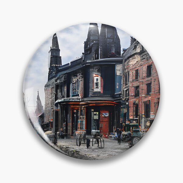 Item preview, Cobblestone Victorian street designed and sold by fizzribbit.