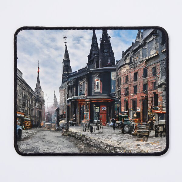 Item preview, Cobblestone Victorian street designed and sold by fizzribbit.