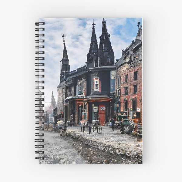 Item preview, Cobblestone Victorian street designed and sold by fizzribbit.