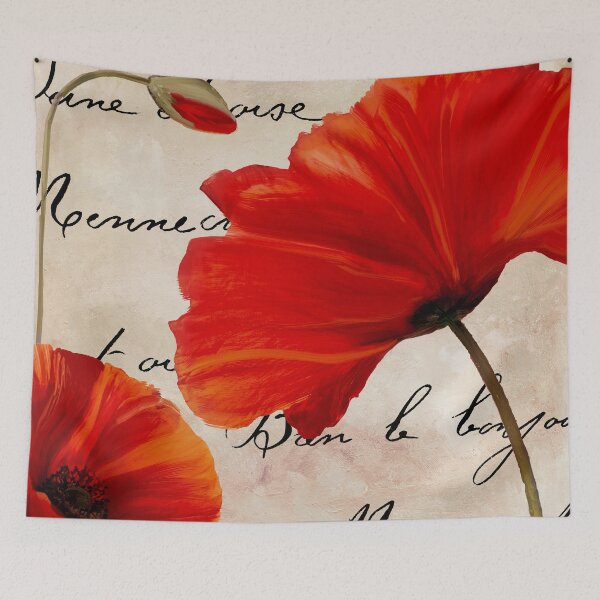 Item preview, Coquelicots Rouge II designed and sold by Sasha Art Gallery.