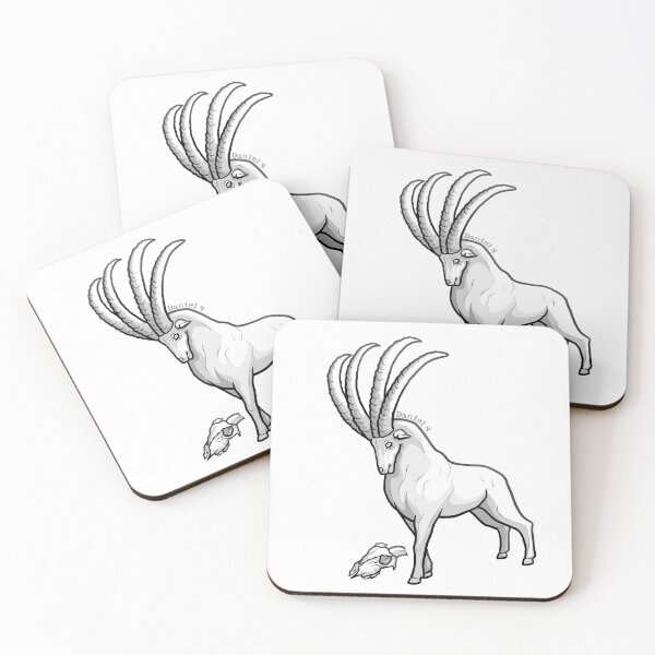 Item preview, Four Horned Goat designed and sold by Nadia Newitt.