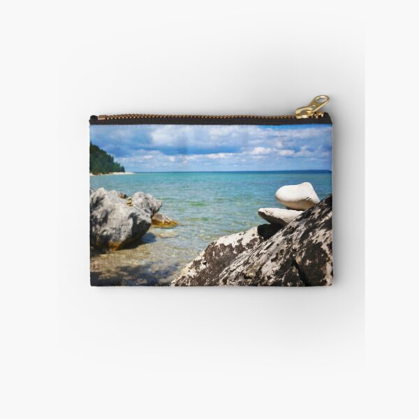 Item preview, Rocks Stacked at Lake Michigan designed and sold by Nalinne Jones.