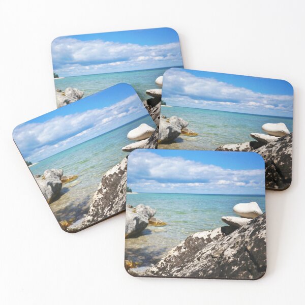 Item preview, Rocks Stacked at Lake Michigan designed and sold by Nalinne Jones.