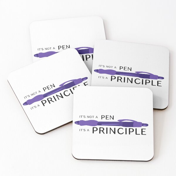 Item preview, It's Not a Pen! It's a Principle! Annie Community Purple Pen designed and sold by greendalemerch.