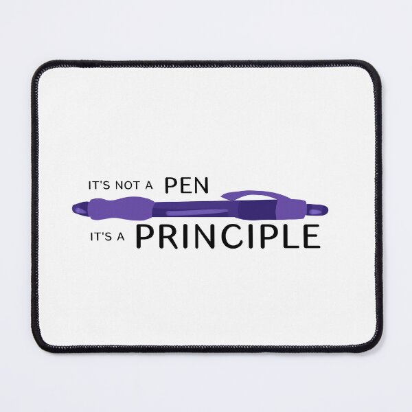 Item preview, It's Not a Pen! It's a Principle! Annie Community Purple Pen designed and sold by greendalemerch.